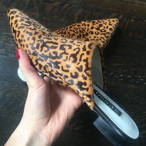 Senso Maple Leopard Mules